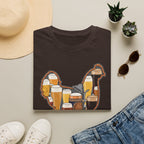 Hen Silhouette Beer V T-Shirt
