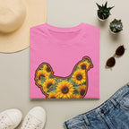 Hen Silhouette Sunflower T-Shirt