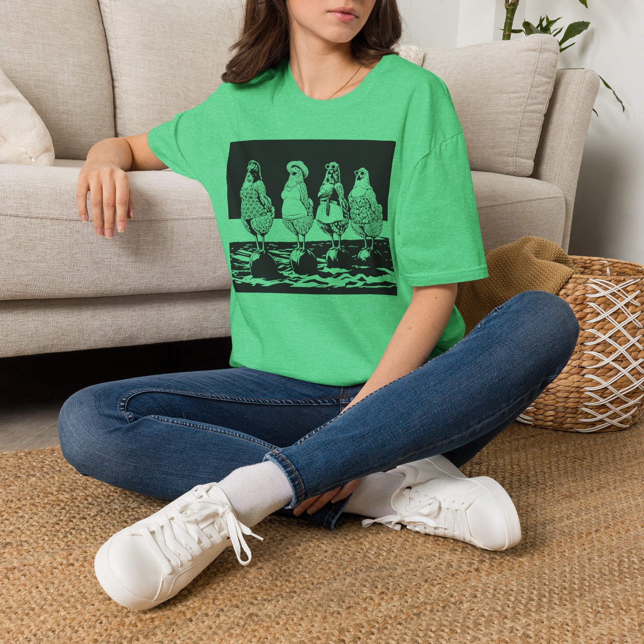 Beach Ball Hens Dark T-Shirt