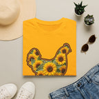 Hen Silhouette Sunflower T-Shirt