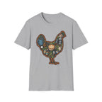 Hen Silhouette Coffee V T-Shirt