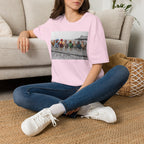 Beach Hens Sitting Color T-Shirt