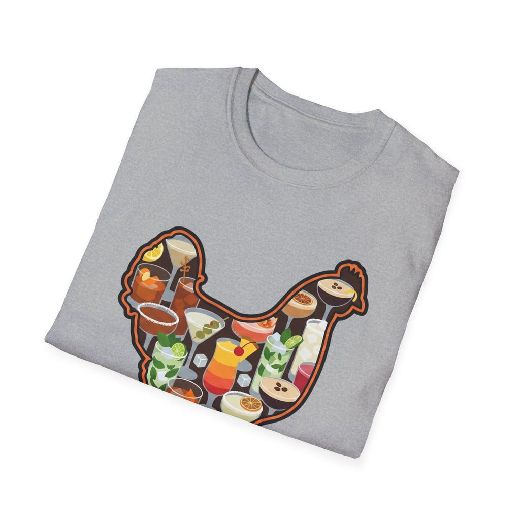 Hen Silhouette Cocktails V T-Shirt