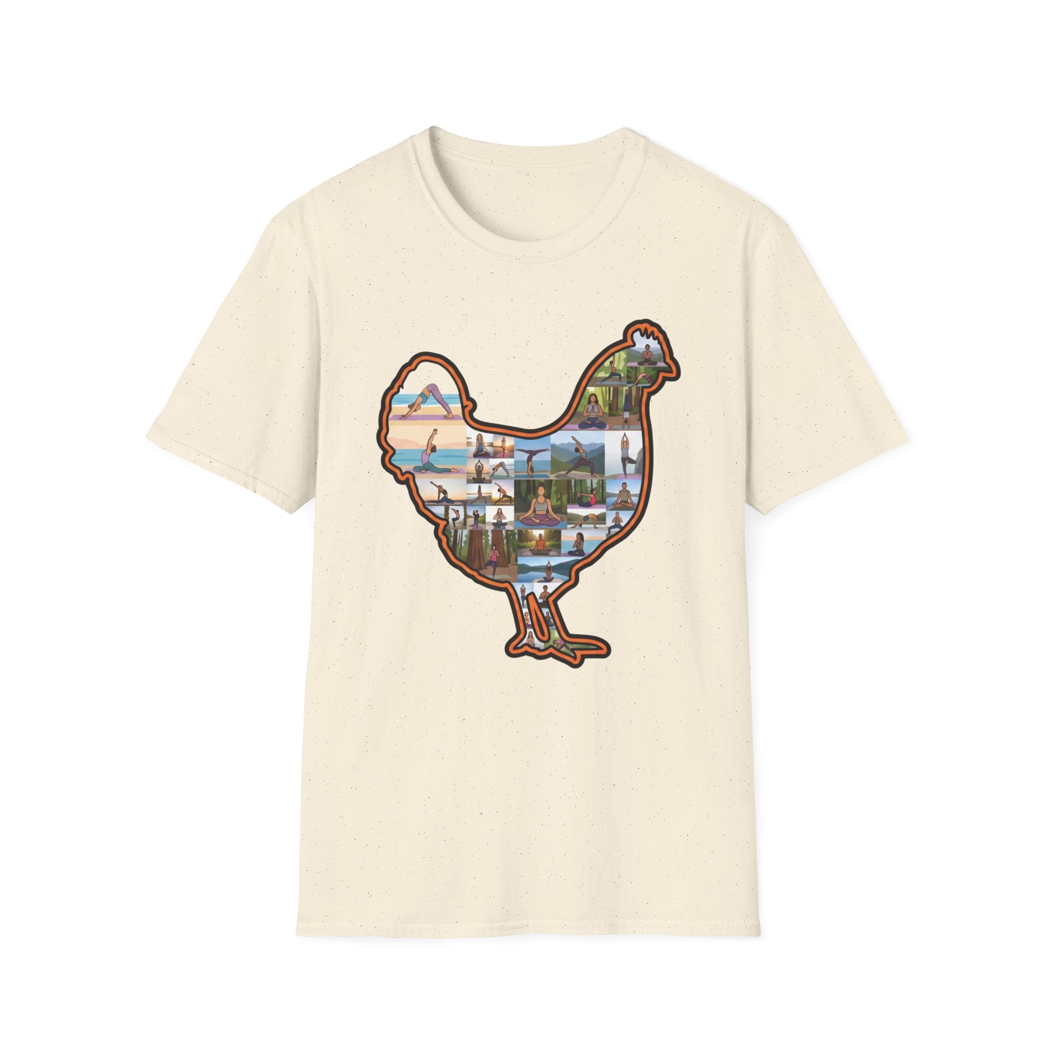 Hen Silhouette Yoga V T-Shirt