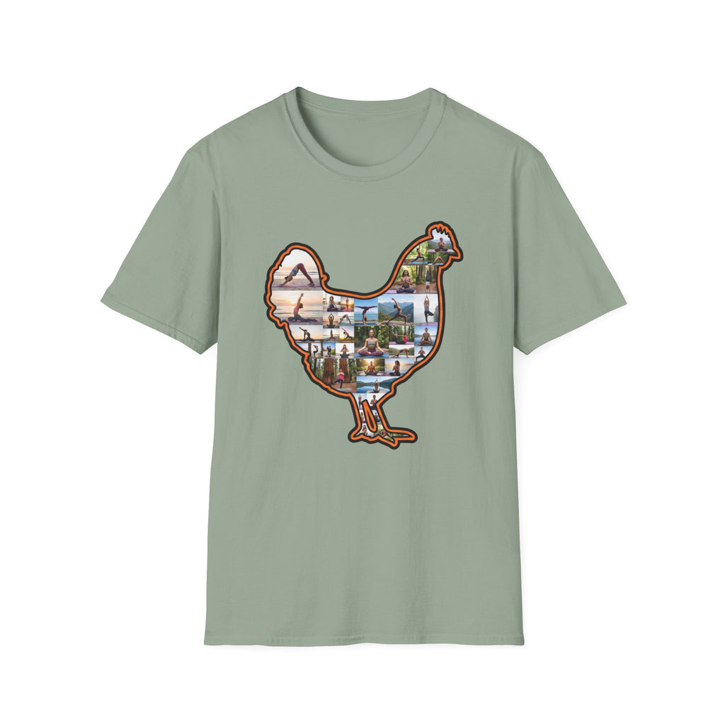 Hen Silhouette Yoga T-Shirt