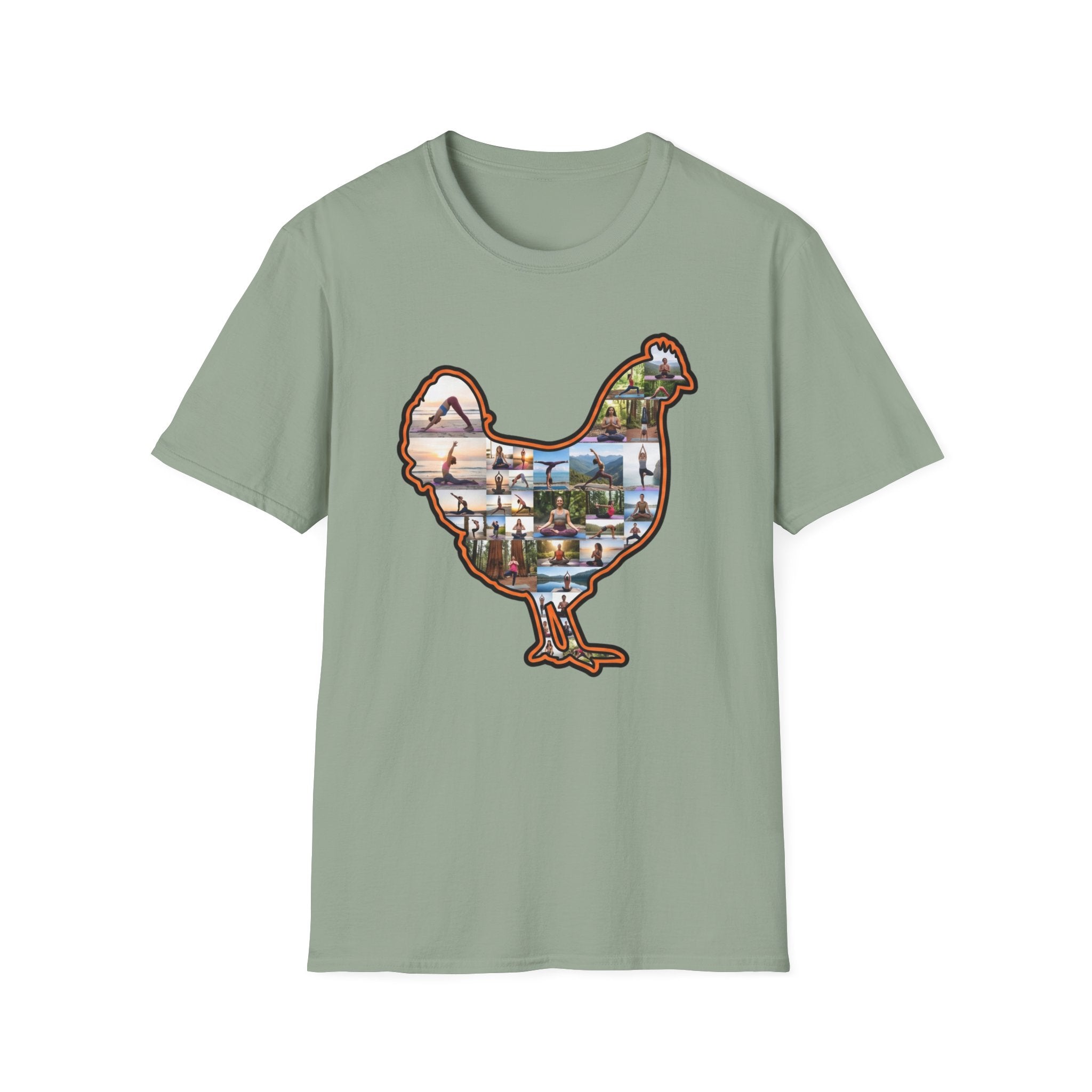 Hen Silhouette Yoga T-Shirt