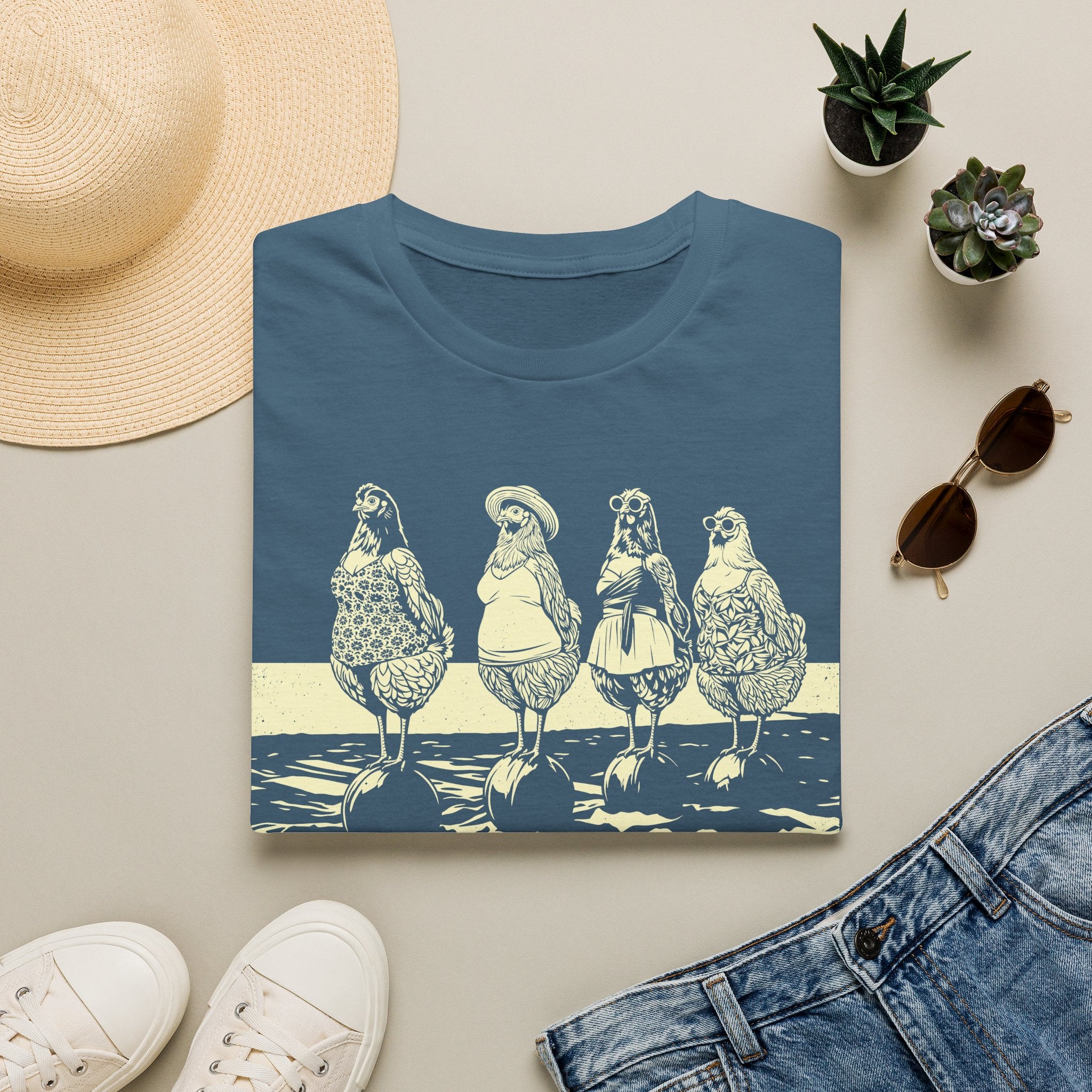 Beach Ball Hens Light T-Shirt
