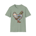 Hen Silhouette Yoga V T-Shirt