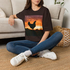 Hen Silhouette Fence T-Shirt