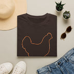 Hen Silhouette White T-Shirt
