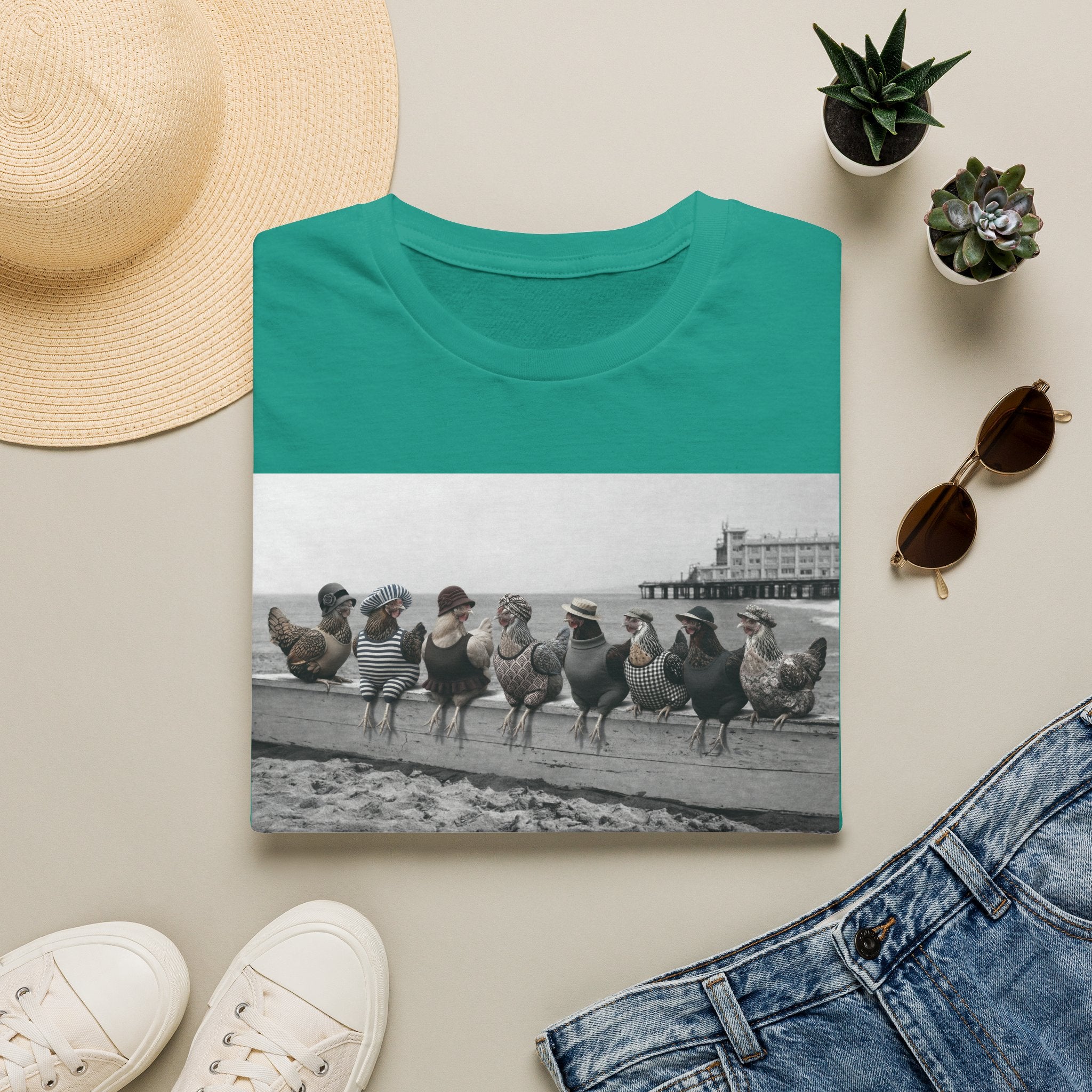 Beach Hens Sitting T-Shirt