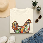 Hen Silhouette Cocktails V T-Shirt