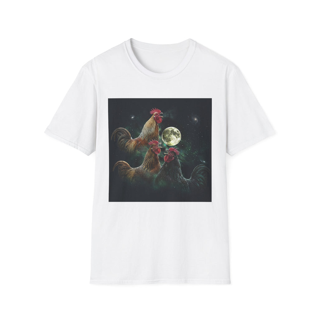 3 Rooster Moon T-Shirt