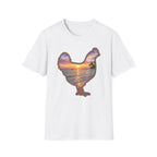 Hen Silhouette Beach T-Shirt