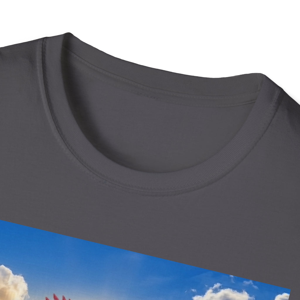 3 Rooster Sunrise Barn T-Shirt