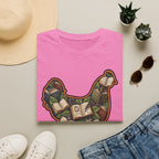 Hen Silhouette Books T-Shirt