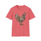 Hen Silhouette Needlepoint T-Shirt