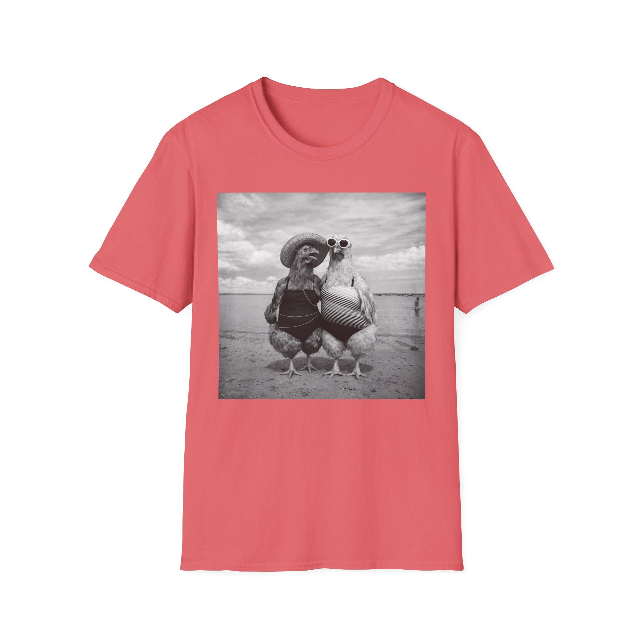 Day at the Beach B&W T-Shirt