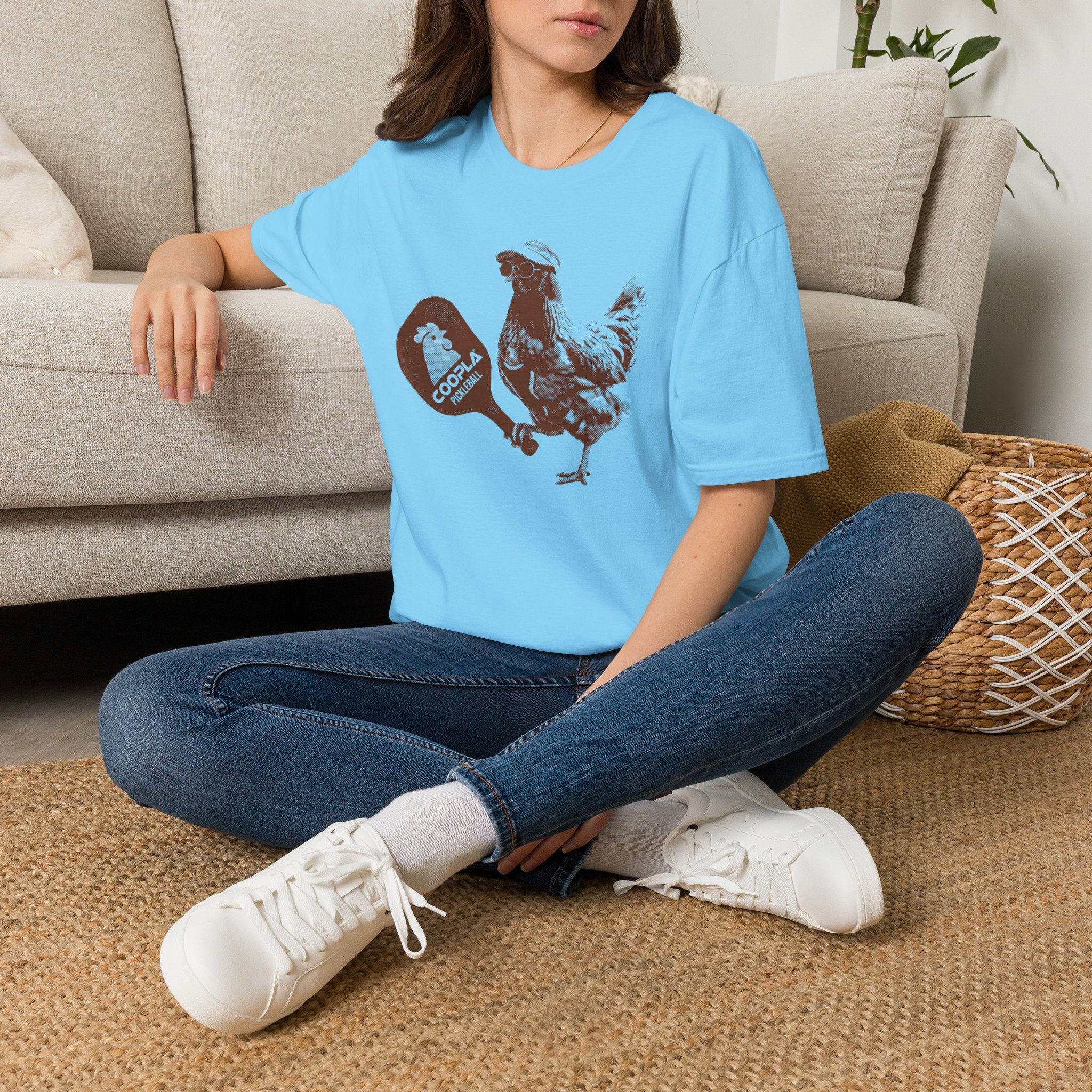 Henny Coopla Pickleball Brown T-Shirt