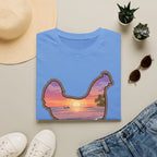 Hen Silhouette Beach V T-Shirt
