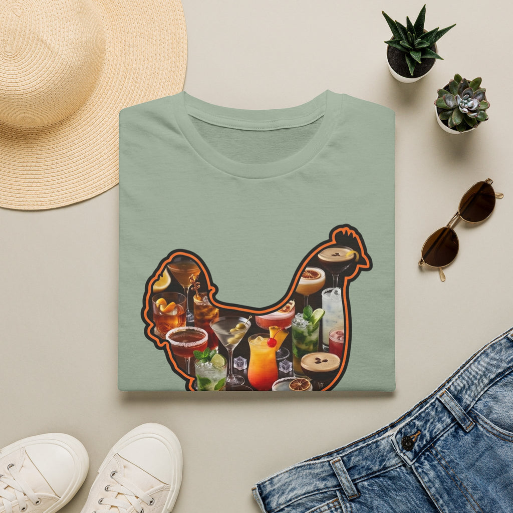 Hen Silhouette Cocktails T-Shirt