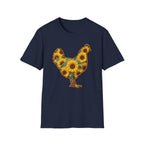 Hen Silhouette Sunflower T-Shirt