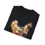 Hen Silhouette Beer V T-Shirt