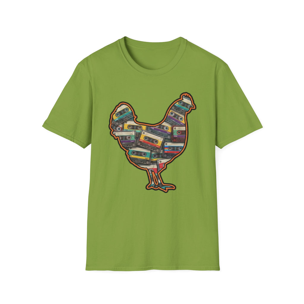 Hen Silhouette Cassettes T-Shirt
