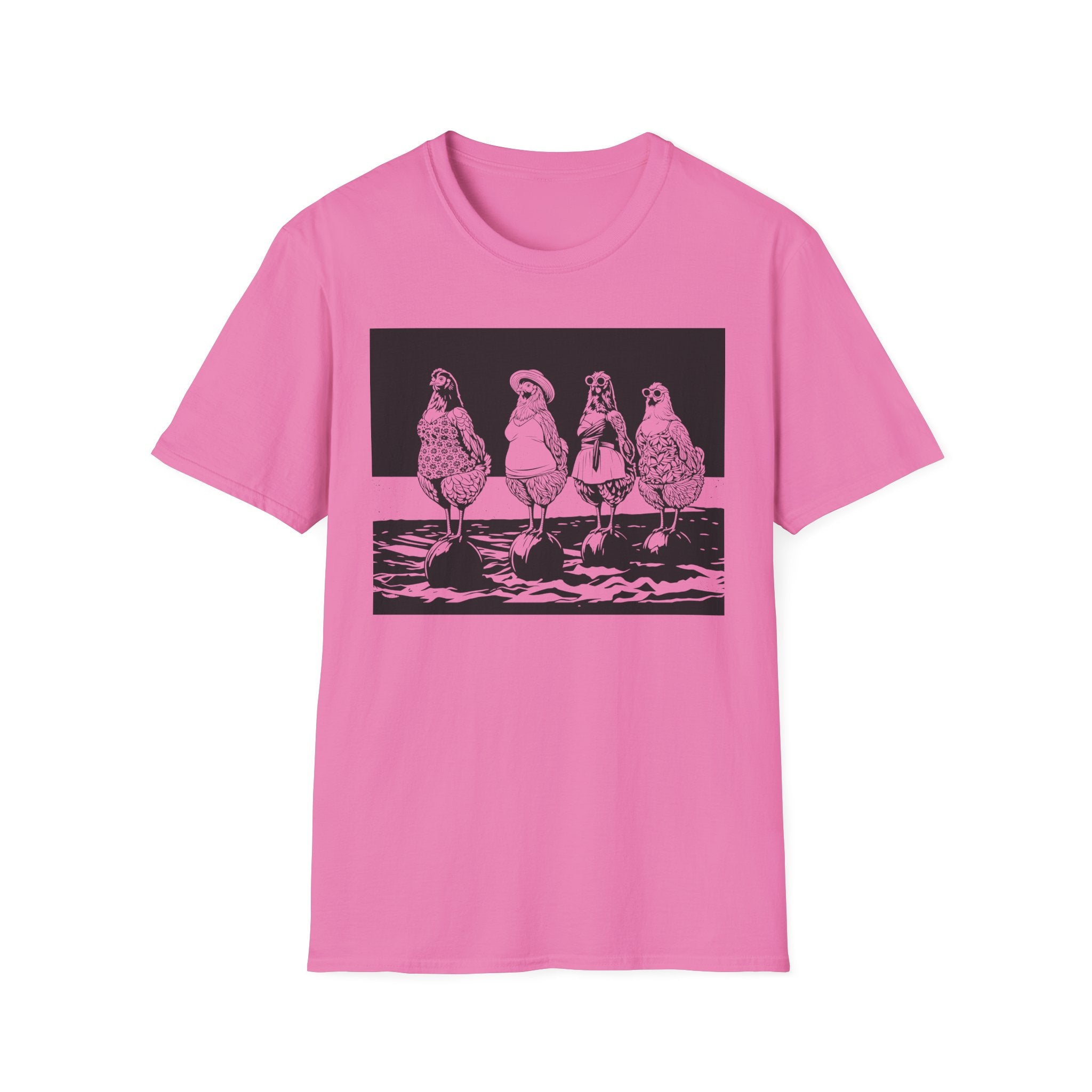 Beach Ball Hens Dark T-Shirt