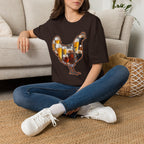Hen Silhouette Beer T-Shirt