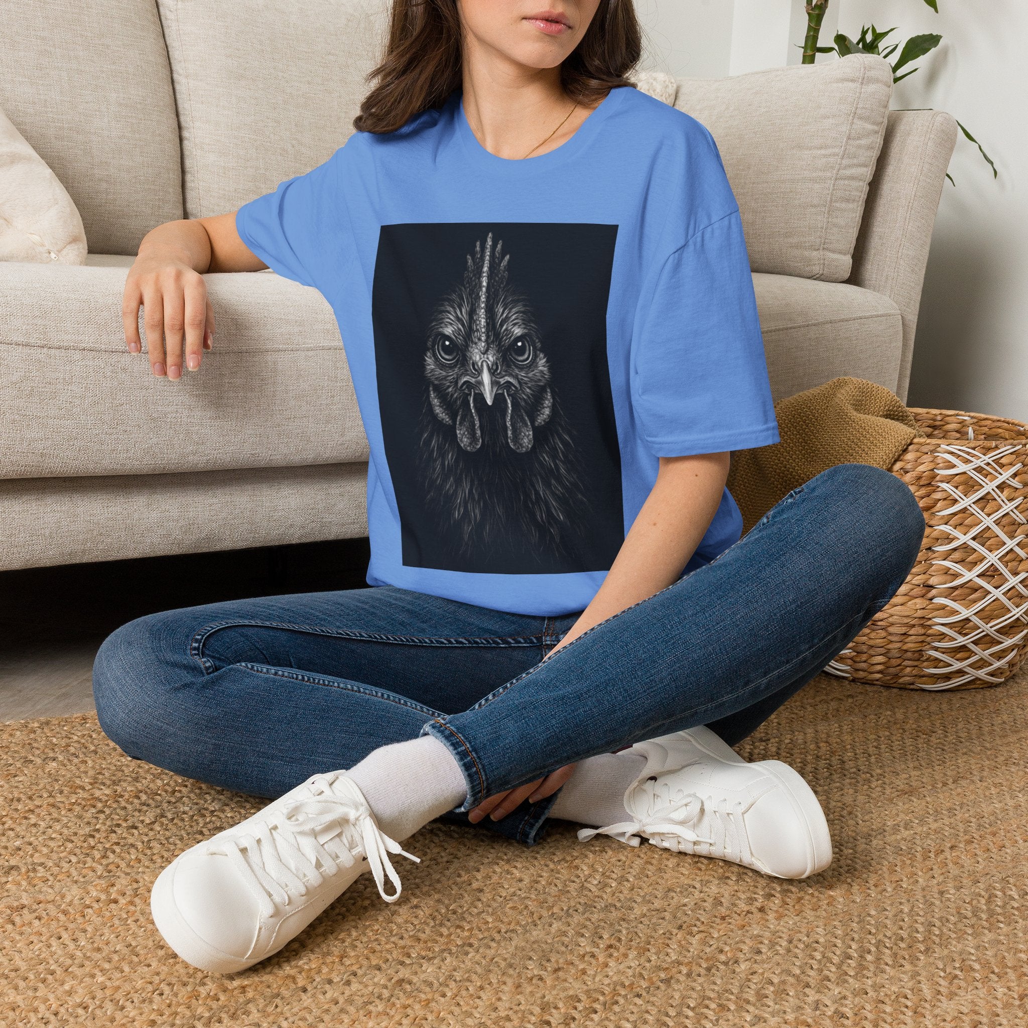 Chicken Face Straight T-Shirt