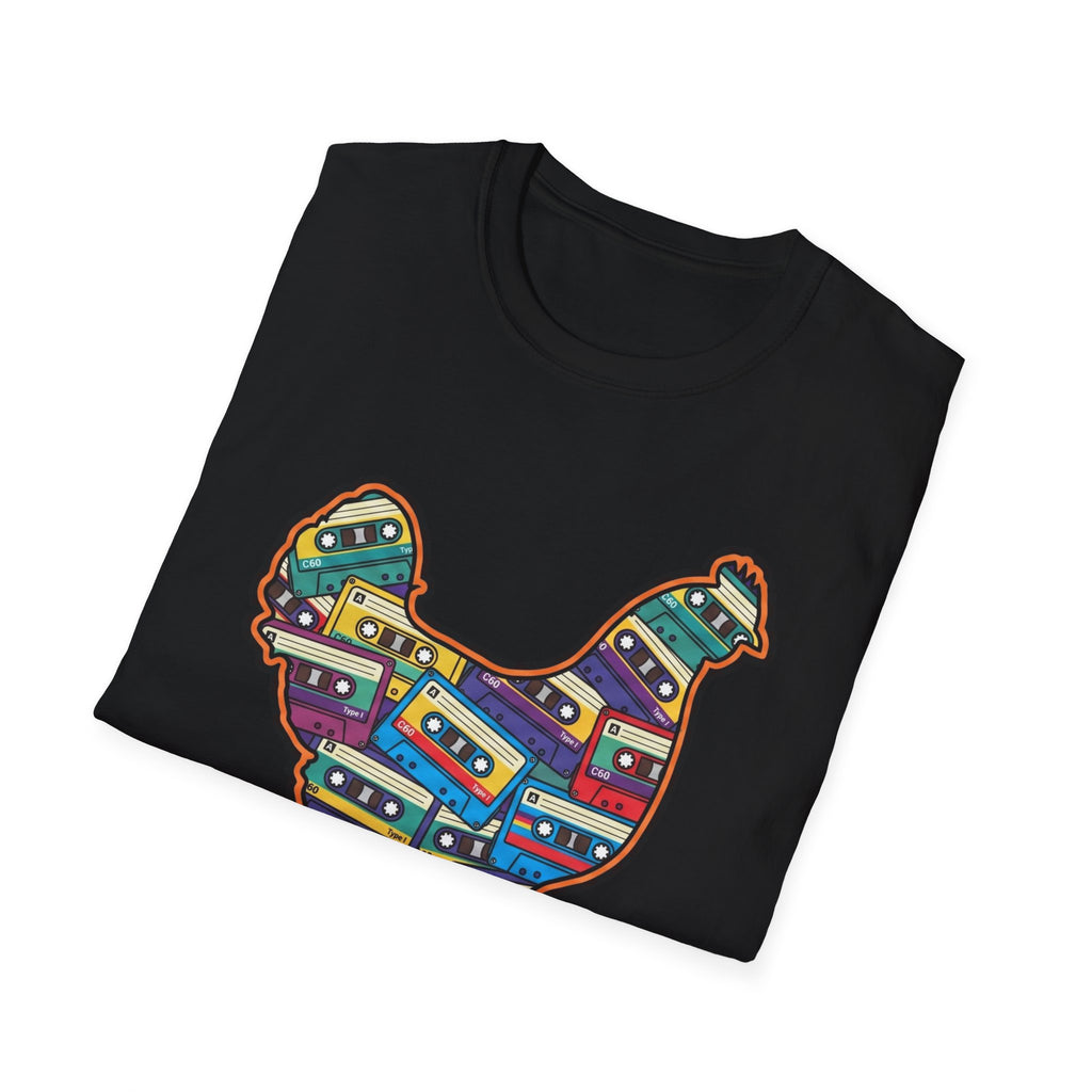 Hen Silhouette Cassettes V T-Shirt