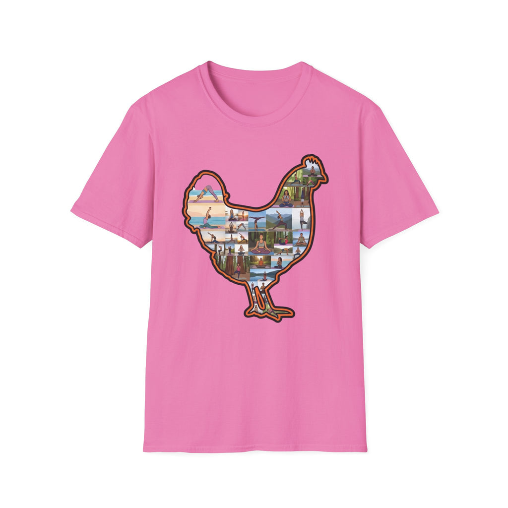Hen Silhouette Yoga V T-Shirt