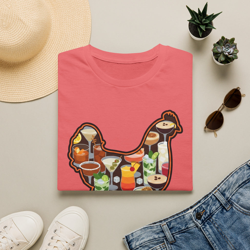 Hen Silhouette Cocktails V T-Shirt