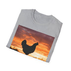 Hen Silhouette Fence T-Shirt