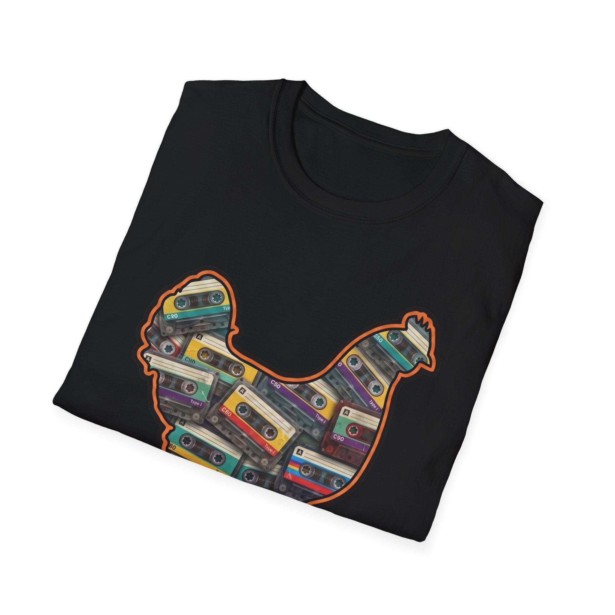 Hen Silhouette Cassettes T-Shirt