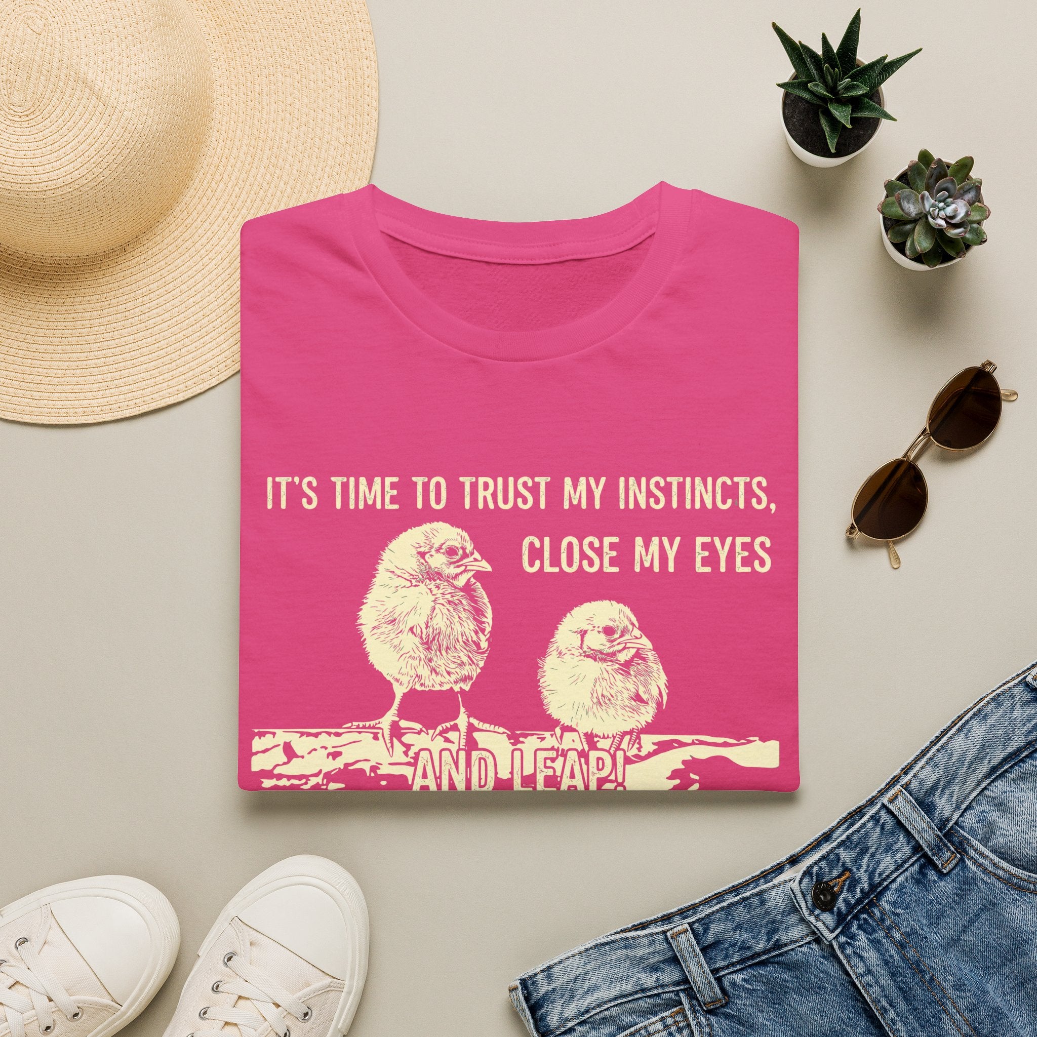 Baby Chicks Leap Mono T-Shirt