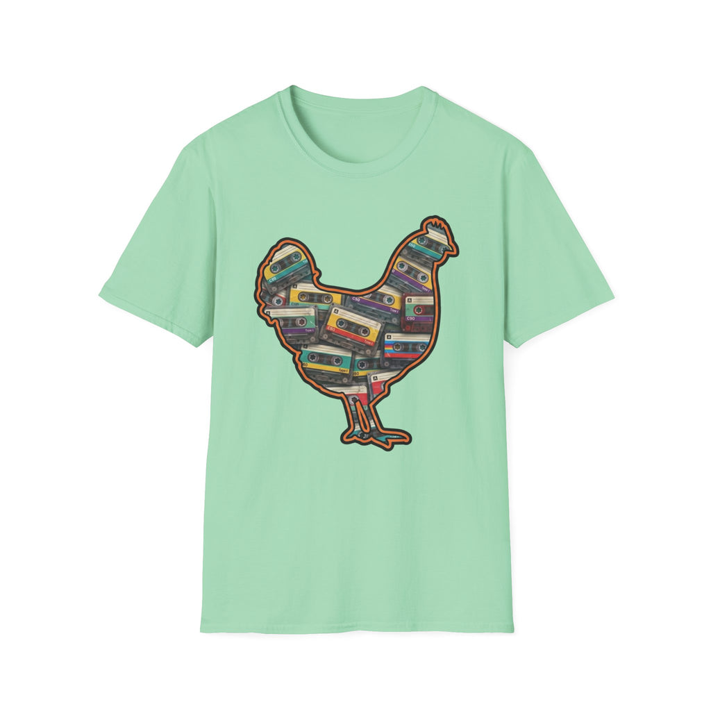 Hen Silhouette Cassettes T-Shirt