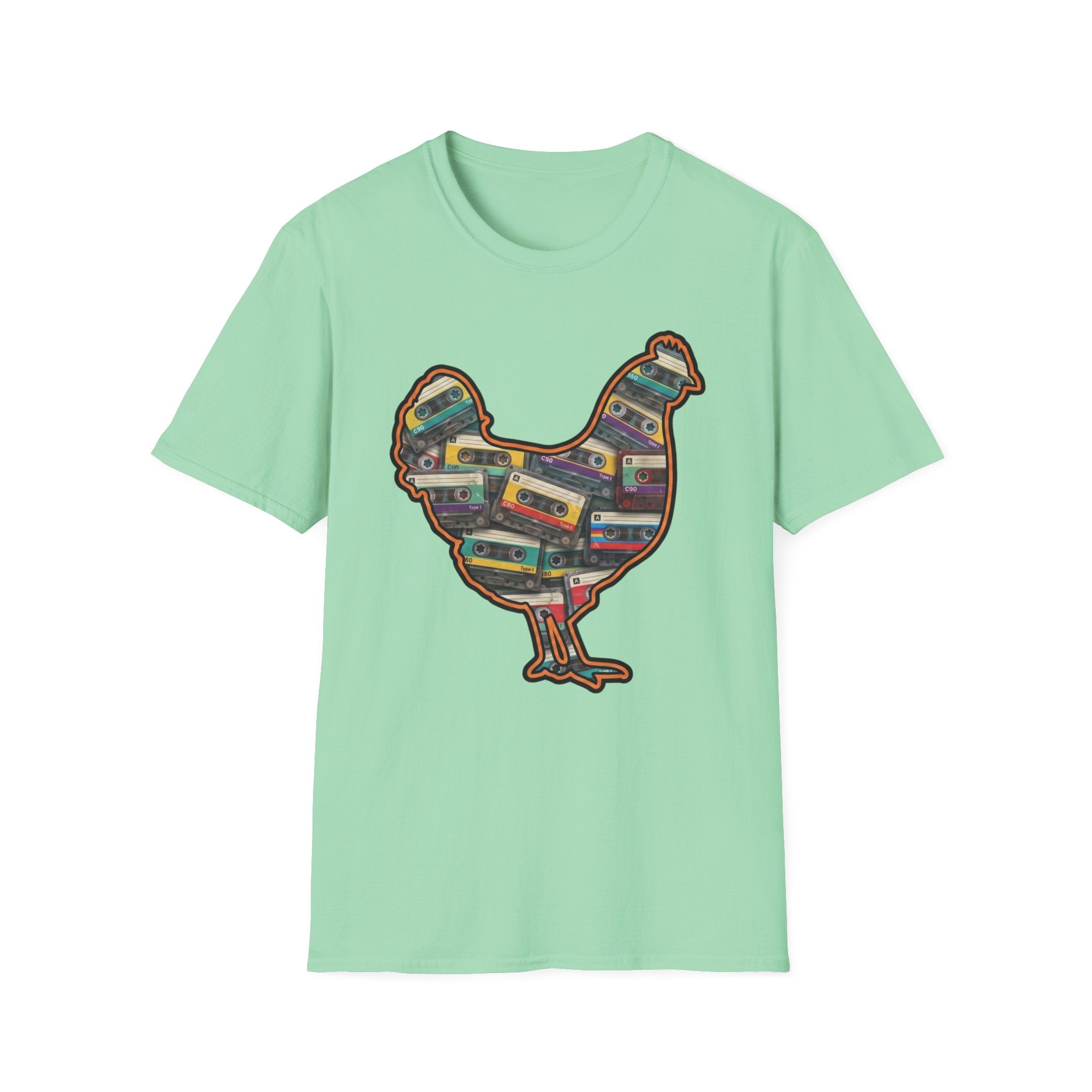 Hen Silhouette Cassettes T-Shirt