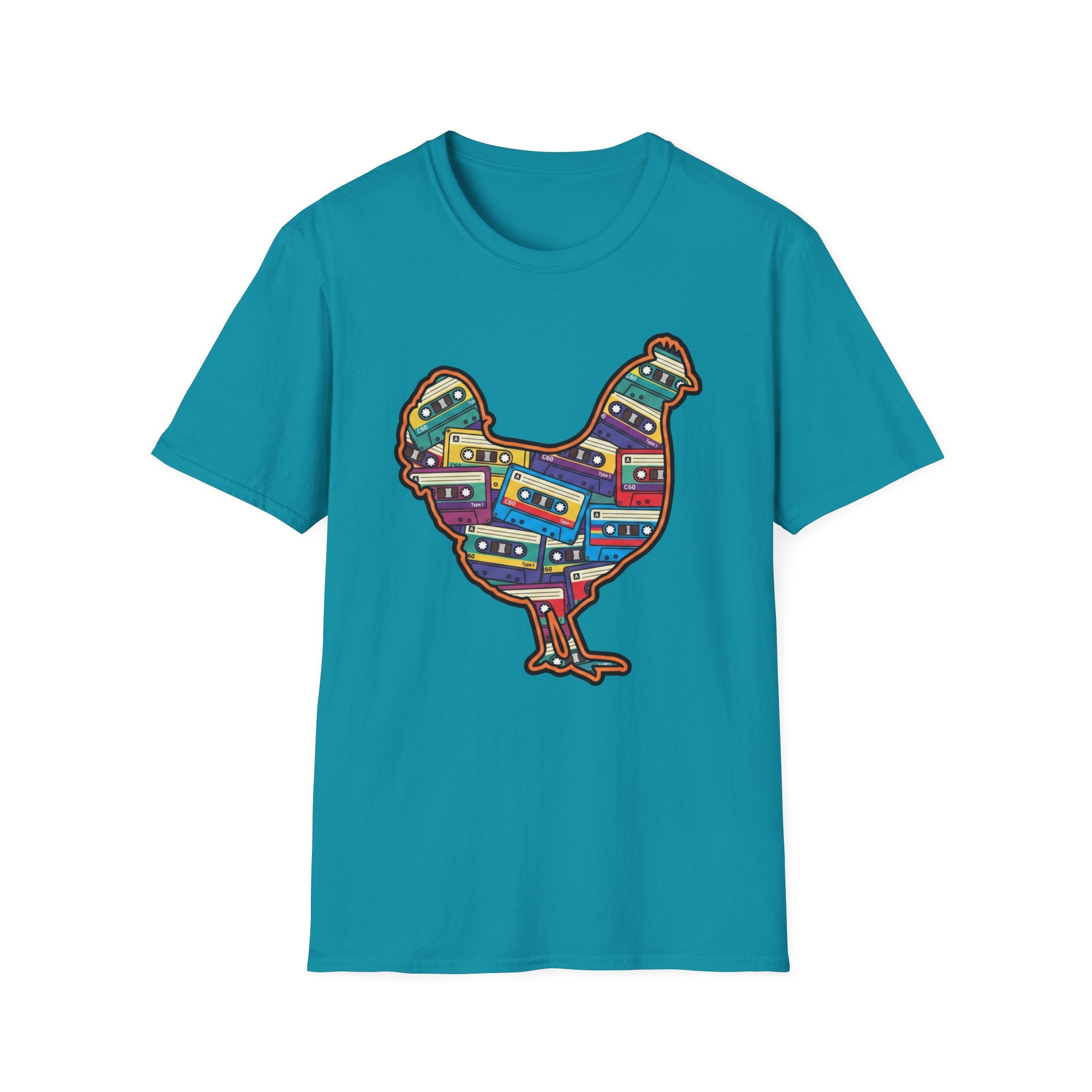 Hen Silhouette Cassettes V T-Shirt