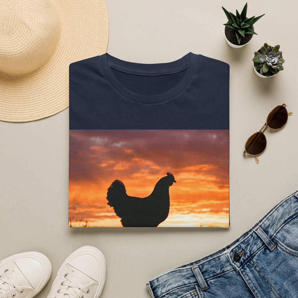 Hen Silhouette Fence T-Shirt