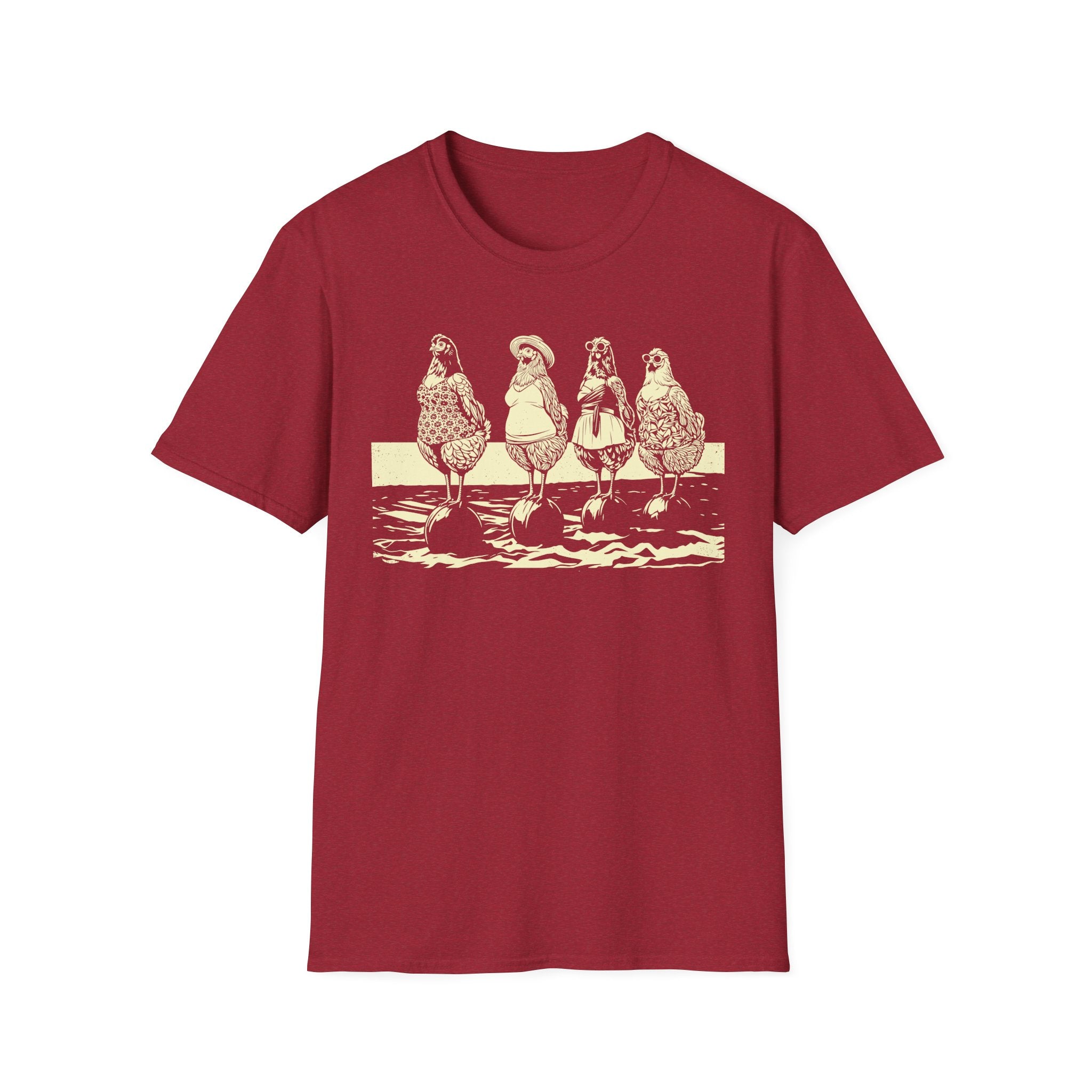 Beach Ball Hens Light T-Shirt