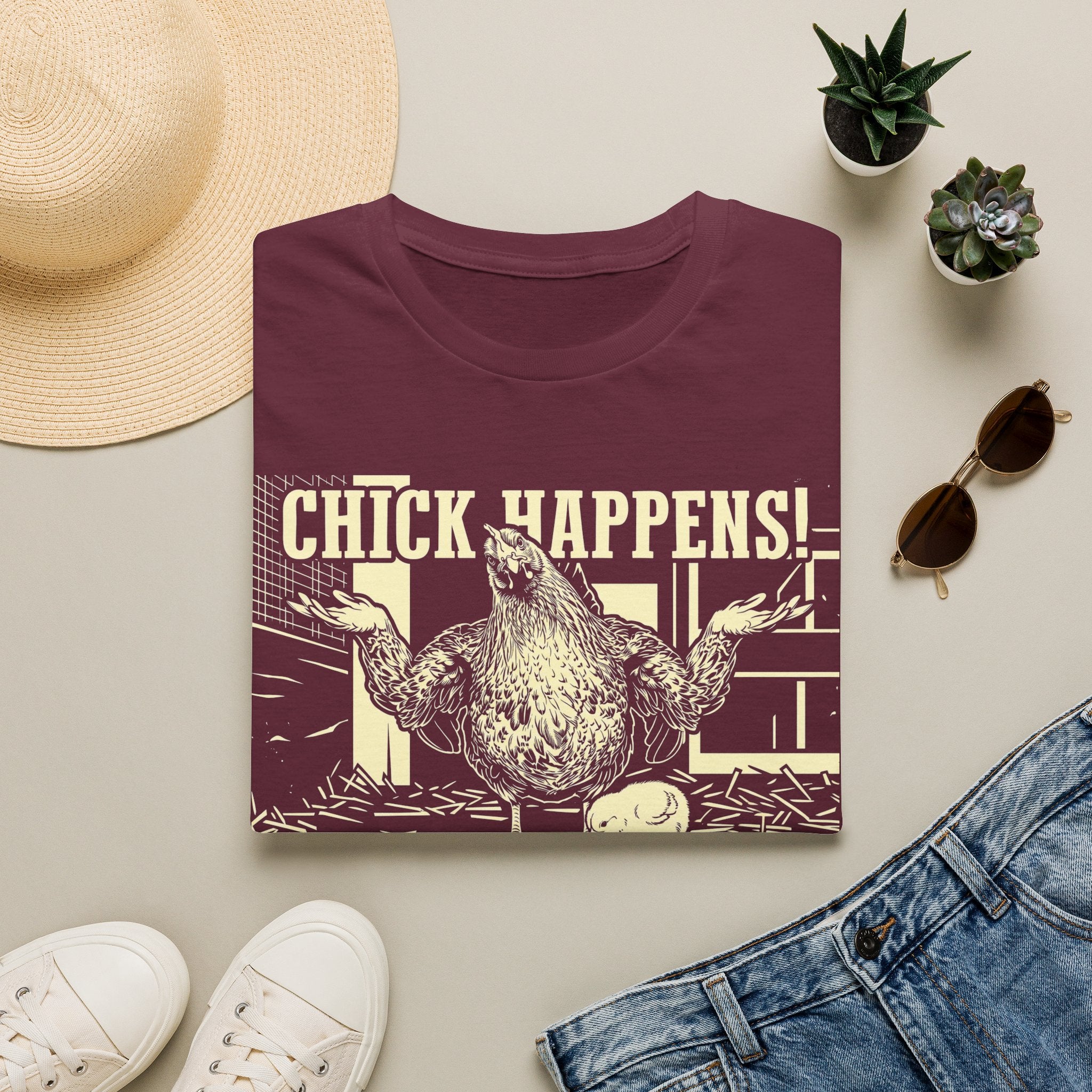 Chick Happens Light T-Shirt