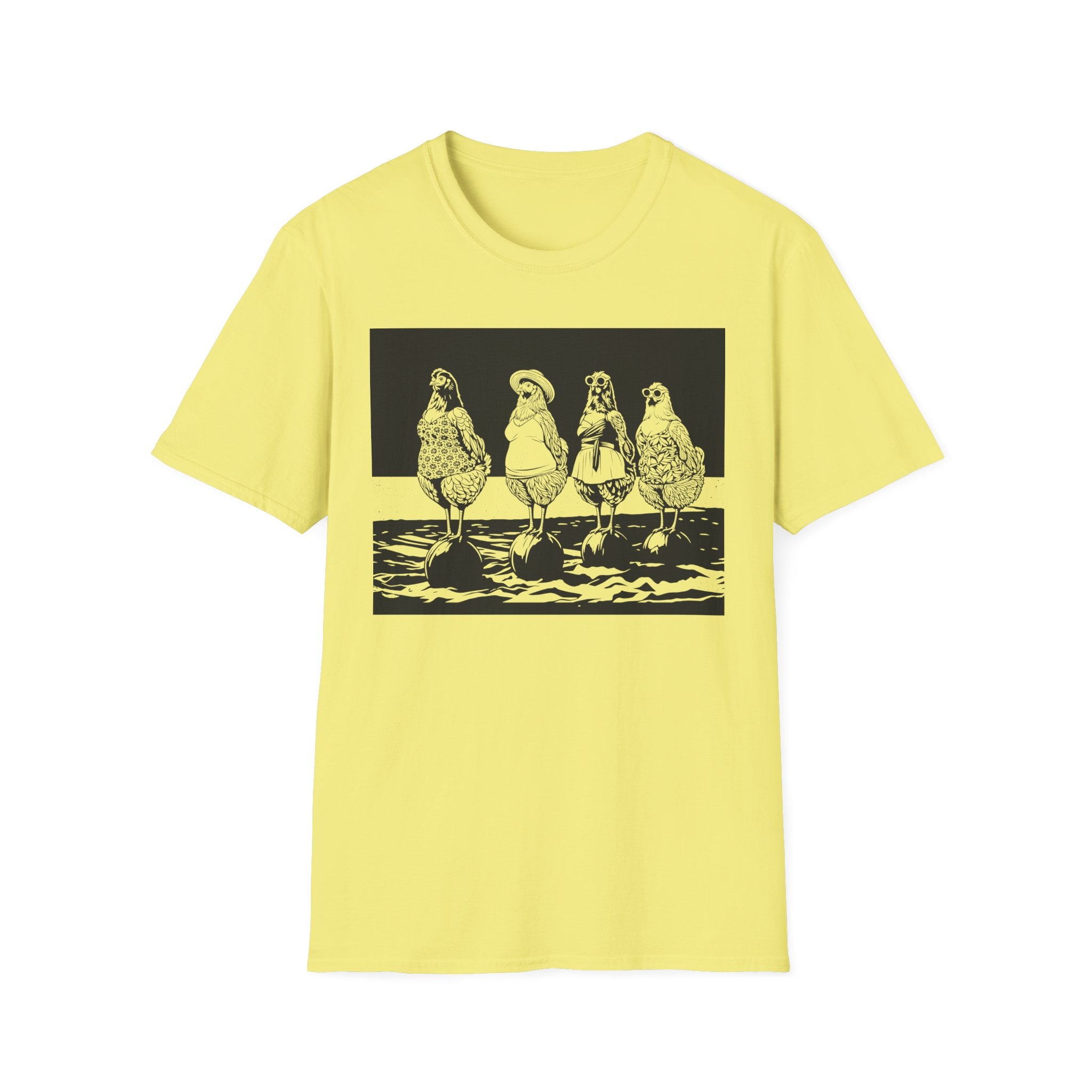 Beach Ball Hens Dark T-Shirt