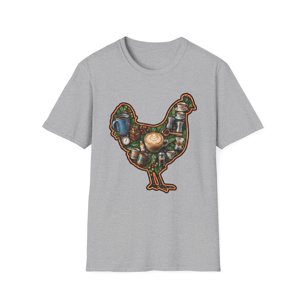 Hen Silhouette Coffee T-Shirt