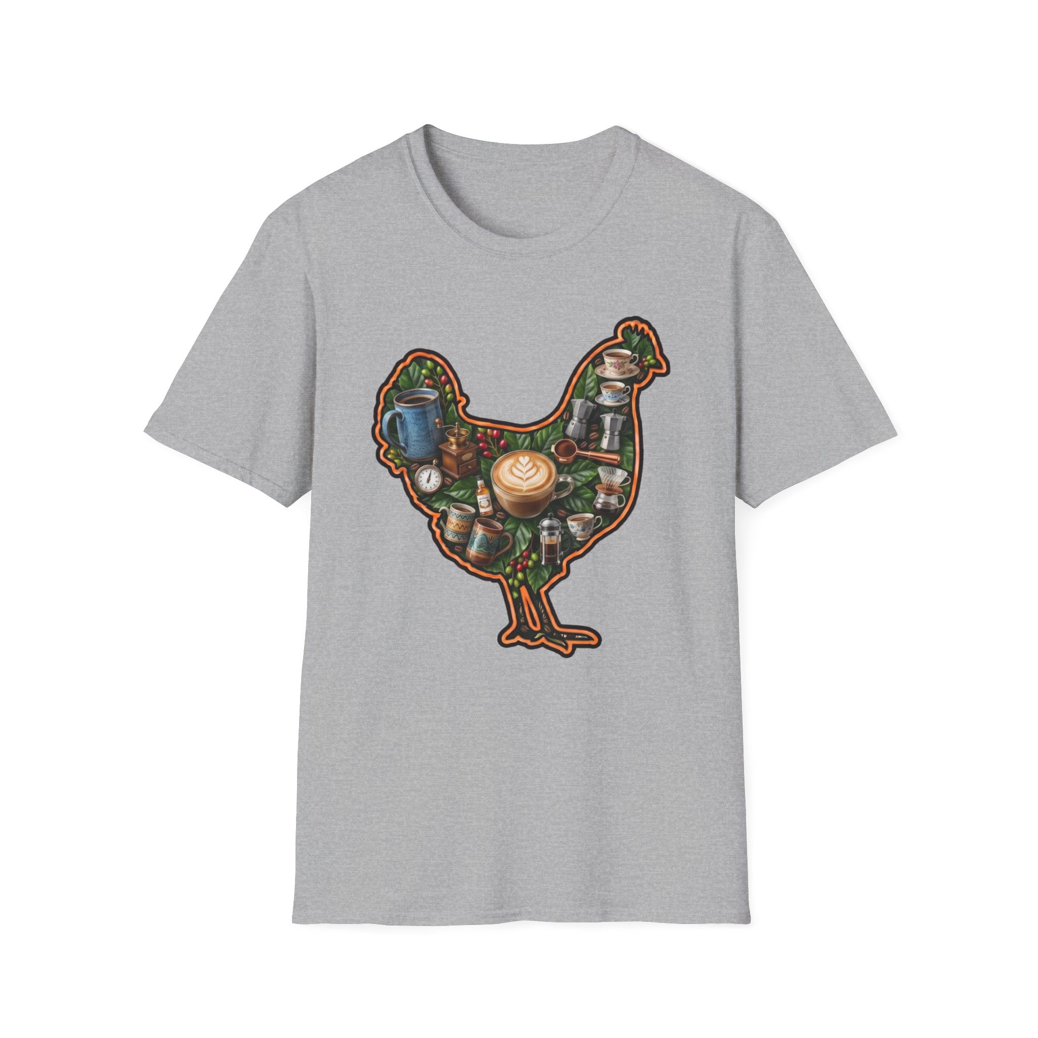 Hen Silhouette Coffee T-Shirt