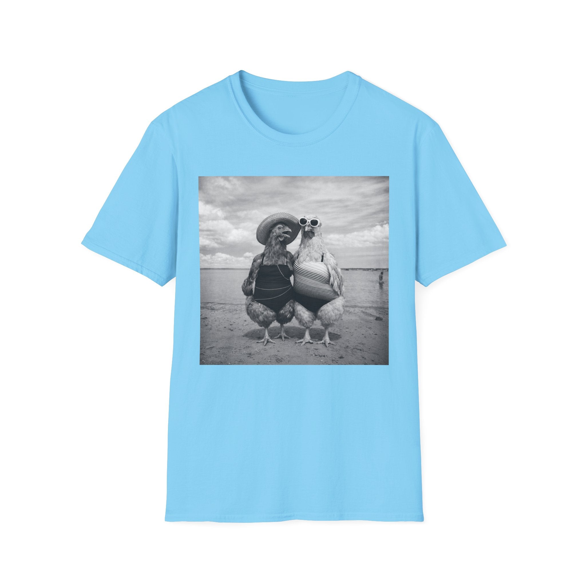 Day at the Beach B&W T-Shirt