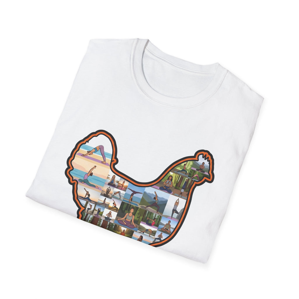 Hen Silhouette Yoga V T-Shirt