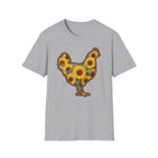 Hen Silhouette Sunflower T-Shirt