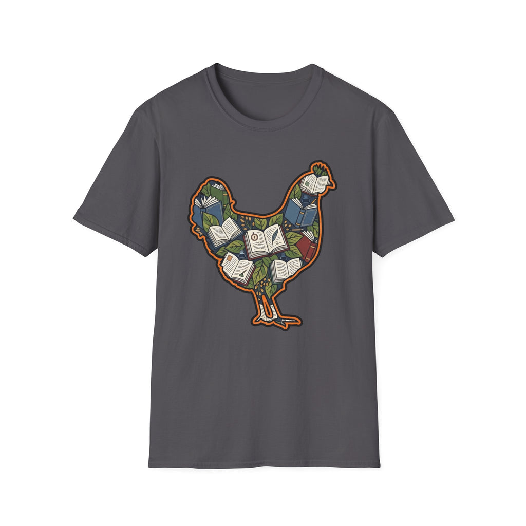 Hen Silhouette Books V T-Shirt